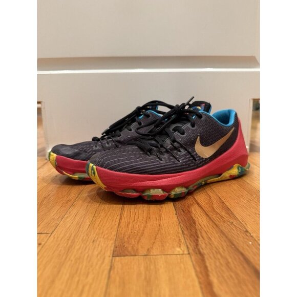 Nike 768867-002 KD 8 GS Money Ball Multi Color Basketball Shoes Sz 5.5 Youth - Picture 1 of 9